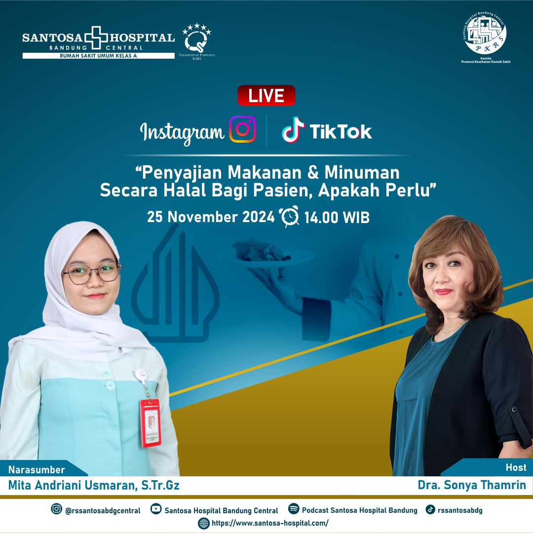 Live : Penyajian Makanan & Minuman Secara Halal Bagi Pasien, Apakah Perlu?