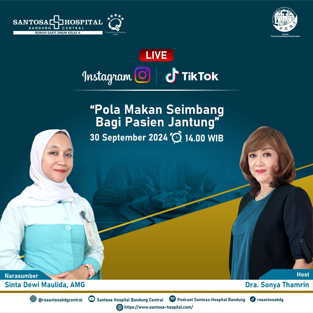 Live : Pola Makan Seimbang Bagi Pasien Jantung