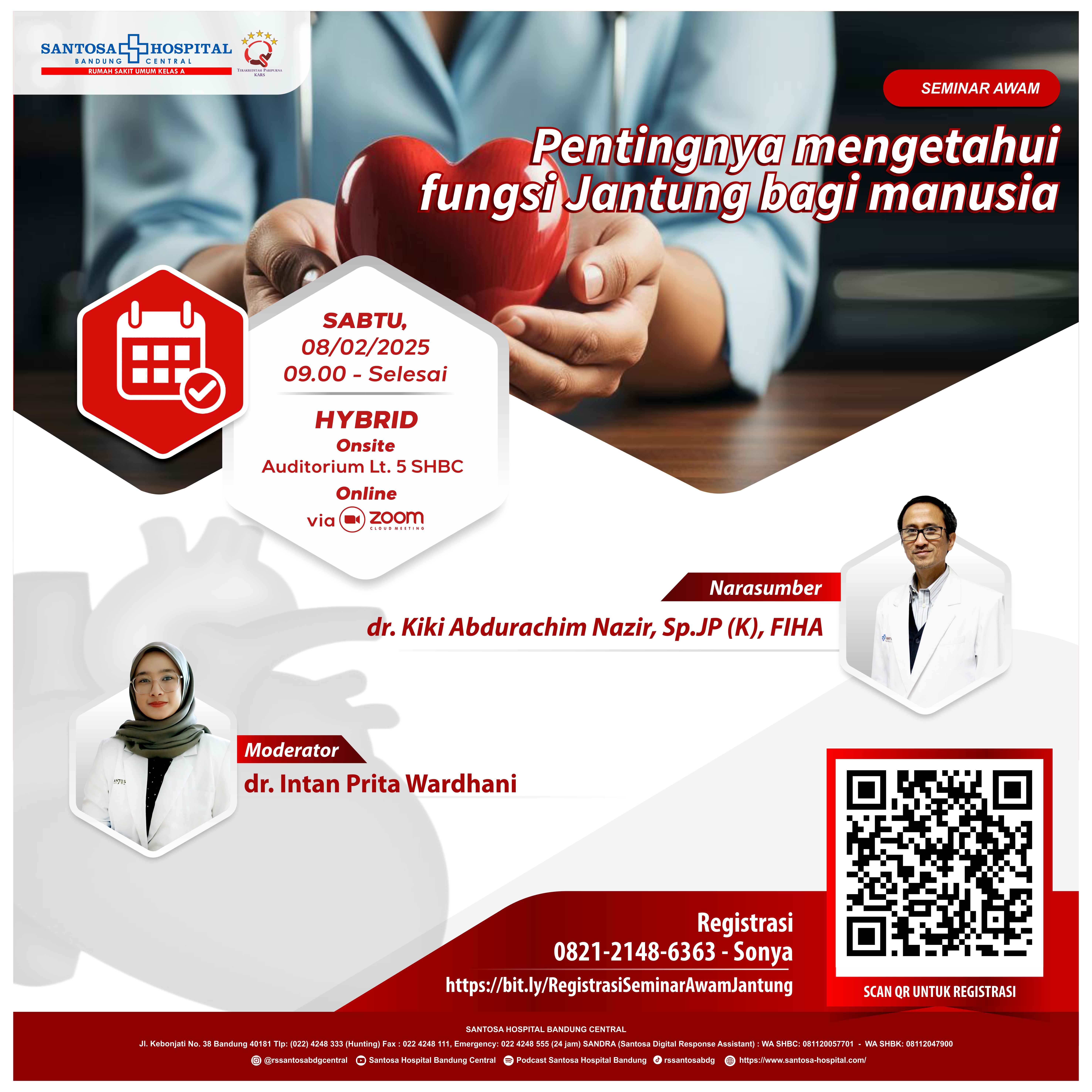 Seminar Awam : Pentingnya Deteksi Dini Fungsi Jantung