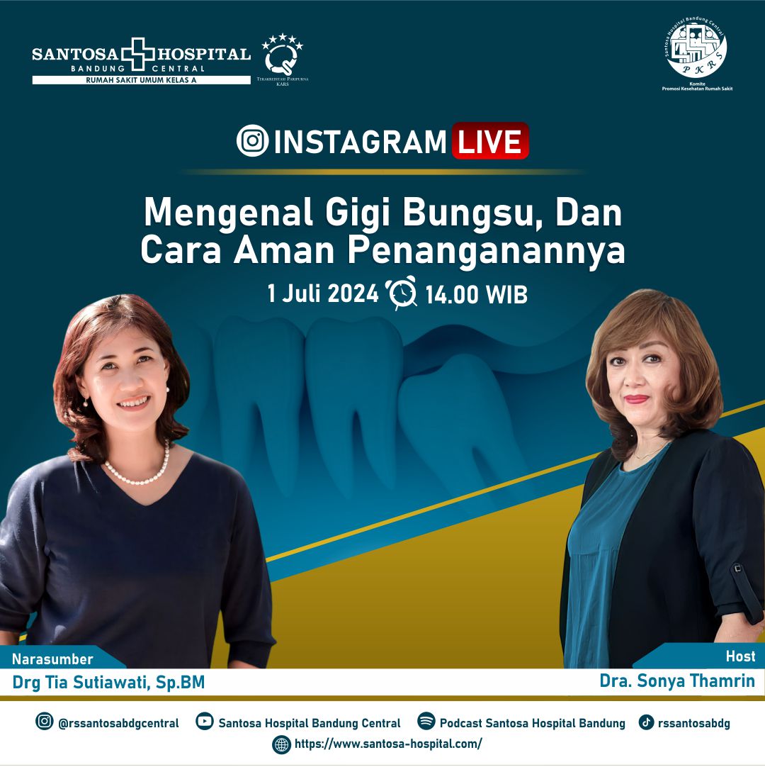 IG Live : Mengenal Gigi Bungsu, Dan Cara Aman Penanganannya