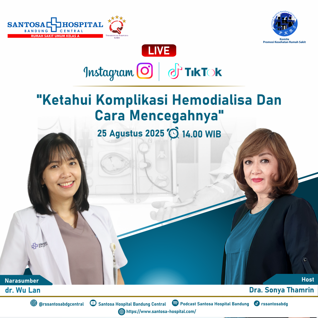 Live : Ketahui Komplikasi Hemodialisa dan Cara Mencegahnya