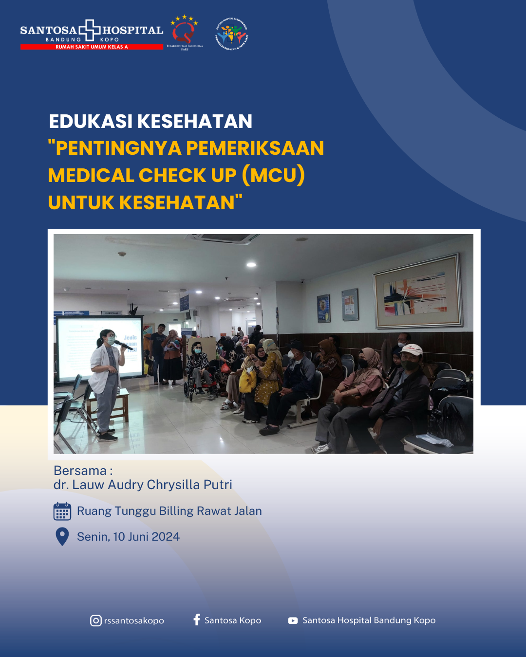 Edukasi Pentingnya Pemriksaan MCU