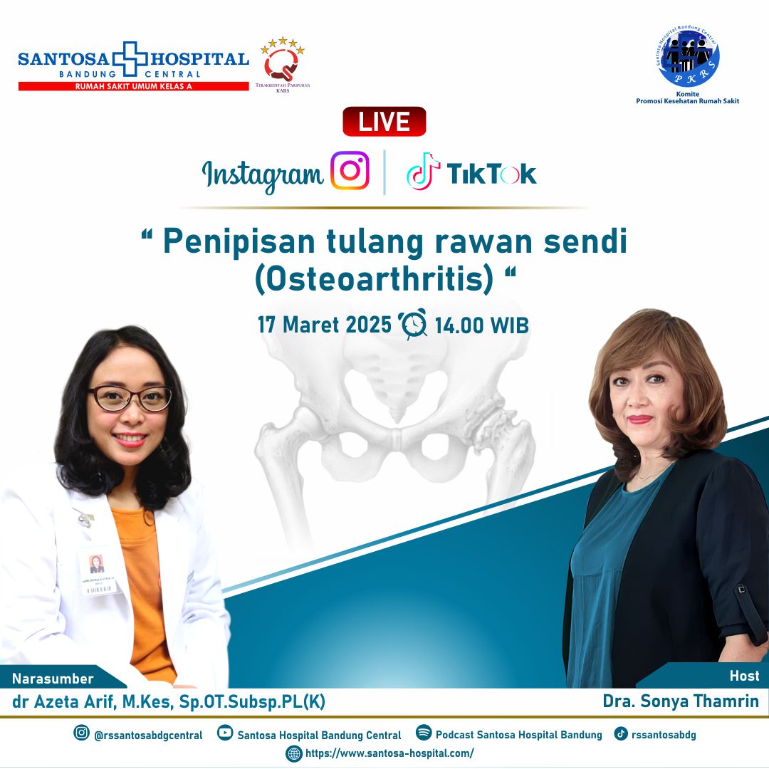 Live : Penipisan Tulang Rawan Sendi (Osteoarthritis)